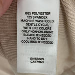 Nordstrom BP by  | NWT | XL | Fitted Slit Long Sleeve Rib Dress In Tan Boulder Photo 4