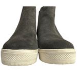 Anthropologie Dolce Vita Shoes Wilson Suede Platform Sneaker‎ Dark Gray Size 9.5 Photo 5