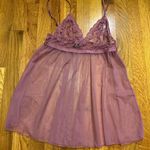 Victoria's Secret Victoria’s Secret Women’s Small Y2K Lace Mesh Sheer Strap Babydoll Nighty Slip Photo 0