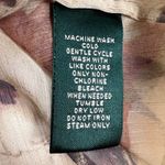 Lauren Ralph Lauren Tan Floral Chiffon Georgette Split Neck Sheer Blouse Size XL Photo 8