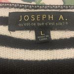 Joseph A .- Stripe white and black Cardigan Size L Photo 4