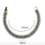 New! Beautiful luxury fashion crystal brac… Gold Photo 2