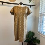 Ralph Lauren  Classic Easy Tan Snake Skin Short Sleeve T Shirt Dress Size 2X Photo 11