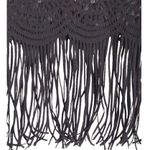 L'Agent by Agent Provocateur Karrie Cover Up Swim One Size Black Fringe Boho New Size M Photo 3