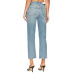 RE/DONE 70's Stove Pipe Straight Leg Jeans in Cool Medium Blue Photo 3