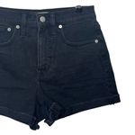 Madewell  NWT High-Rise Denim Shorts Black Women’s Size 24 Lunar Wash Photo 2