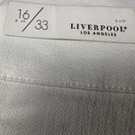 Liverpool Los Angeles Gia Glider Cruiser Pull On White Denim Shorts Size 16/33 Photo 6