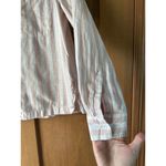 Lola River Pink / White striped Button Down Shirt 100% Cotton Women’s size XS Photo 2