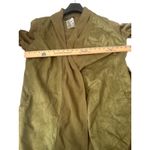 Dennis Basso  Olive Green Knit Cardigan With Belt And Pockets Women's Size L QVC Photo 7