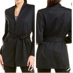 G by Gustavo Arango jacket Front Tie Close black w/blue diamond print Size 8 NWT Photo 1