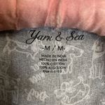 Yarn & Sea dog graphic black and white cotton flannel pajama set size medium Photo 3