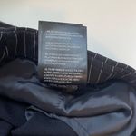 Liverpool Tyler Black & White Pinstripes High Rise Straight Leg Pants Photo 12