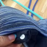 Lululemon  athletica Blue and Gray Patterned Sports Bra Photo 2