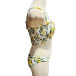 Cabana Del Sol  Lemon Print Bikini Set Size Medium NWT Photo 5
