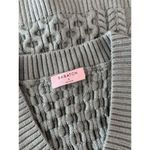 Babaton Aritzia  Womens Vest Green Emporia Merino Wool Cable Knit Sweater Small Photo 3