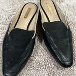 Louise et Cie Women's Charriet Leather Slip-On Loafer Mules Black Sz 9M $159 Photo 0