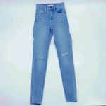 Levi's  Distressed Women's Mile High‎ Super Skinny Distressed Jeans Size 25 Photo 2