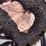 KEDZIE BLACK FAUX SHEARLING CROSSBODY PERFECT FOR CELLPHONES ADJUSTABLE STRAP Photo 7