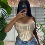 House Of CB NWOT  Melinda Ivory Bone Corset. Size Large Photo 3