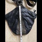 Vintage Litani Sac Black & Gold Snake Print Soft Leather Handbag Hobo‎ Photo 4