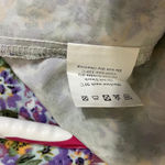 Allegra K Allegra Ruffle floral Chiffon Tie Neck Puff Short Sleeve women's smoke dress M Photo 7