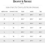 Danny & Nicole Women’s Dress Classic Sleeveless Flared Bottom Skirt Black 12 NWT Photo 7