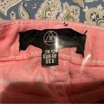 Missguided  Straight Leg Pink Tie Dye Jeans Frayed -8 Photo 5