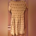 Madewell Scalloped Eyelet Fit & Flare Lined Midi Dress in Tungsten Glow Size 6 Photo 12
