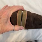 Colin Stuart sz8.5 side zip lace up front 5” heel suede boots EUC minimal wear Photo 9