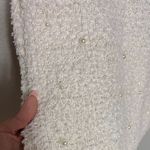 ZARA  Pearl Trim Mini White Dress Photo 4