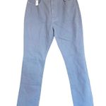 We Wore What NWT  X Revolve Baby Boot Jeans in Grey Blue Photo 6