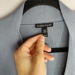Eileen Fisher OPEN FRONT SHAPED JACKET XS BLUESTEEL $328 Photo 2