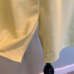 Parade Women’s Small Yellow with Blue Lace Trim Satin Lingerie Chemise Nighty Photo 3