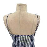 Rails  Malia Dress in‎ Navy Blue Gingham Wrap Dress Size Small Photo 8