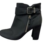 Unisa  Unrisha Black Zip Up Buckle 3 inch Heel Booties Womens 7 M Photo 0