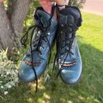 Laredo Vintage 80s 90s Performair Lace Up Roper Kilte Fringe Booties 6 1/2 B Photo 1