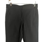 INC International Concepts Black Skinny Faux Leather Side Stripe Pants Size 8 Photo 1