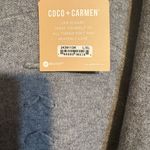 Coco + Carmen  Women's Cozy Gray Cardigan Photo 6