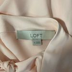 The Loft Light Pink Wrap Tie Neck V-neck Long Sleeve Blouse Photo 10