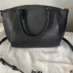 Coach Elise Black Leather Satchel and matching Wallet Set Photo 8