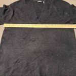 RDI Womens Black V Neck Long Sleeve Knit Sweater Top Medium Casual Classic Photo 6