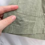 Banana Republic women's green pull on loose relaxed linen blend casual shorts L Photo 3