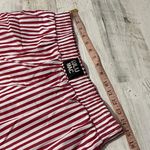 Lulu Mac Red and White Striped Women's Shorts Size XL Photo 6