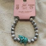 Simply Southern NEW  Conservation Elephant Tracking Bracelet - White NWT Photo 0