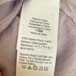 J.Crew Halle Crewneck Light Purple Merino Wool Sweater Sz M Photo 5