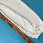 H&M raglan puffy long sleeves key hole with pearl button textured blouse size L Photo 12