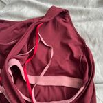 Fabletics Burgundy Boost Strappy Sports Bra Tank Top Photo 9