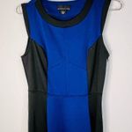 Attention  Black & Blue Dress Effortless Elegance Work to Weekend Classic Size XS Photo 2