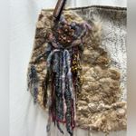 Handmade  Boho purse/tote bag featuring mixed materials and embellishments Photo 1
