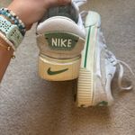 Nike  Blazer Low Platform White and Green Sneakers Photo 3